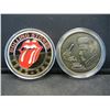 Image 1 : 2 MUSIC LEGENDS-(ELVIS PRESLEY & ROLLING STONES), PROOF, Encapsulated For Future Preservation, Novel