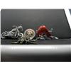 Image 1 : (3) PIRATE/SKULL KEYCHAINS & 1 COIN, BRAND NEW, SELL INDIVIDUALLY!!