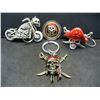 Image 2 : (3) PIRATE/SKULL KEYCHAINS & 1 COIN, BRAND NEW, SELL INDIVIDUALLY!!