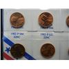 Image 2 : (7) Piece 1982 Lincoln Memorial Cent Variety Set.  RED BU.