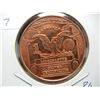Image 1 : One-ounce copper round.  Black eagle silver certificate.  Proof-like.