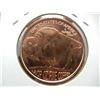 Image 2 : One-ounce copper round.  2015 Buffalo.  Proof-like.