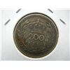 Image 2 : 1909 Portugal 200 Reis Silver.  Very Fine.