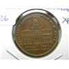 Image 1 : Merchants Exchange Hard Times Token.  “Not on cent for tribute.”  Extra Fine.