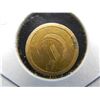 Image 1 : 1861 $1 Gold modified to be a love token.