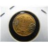Image 2 : 1861 $1 Gold modified to be a love token.