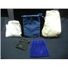 Image 2 : (5) Different Cloth Coin Sacks
