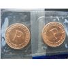 Image 2 : (2) US Mint Philidelphia Mint Coins