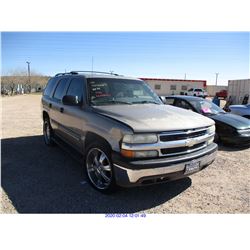 2003 - CHEVROLET TAHOE