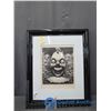 Image 1 : Signed & Framed Clown Print