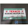 Image 1 : Texaco Porcelain Motor Oil Sign