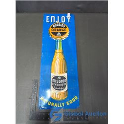 Mission Beverage Advertising Sign