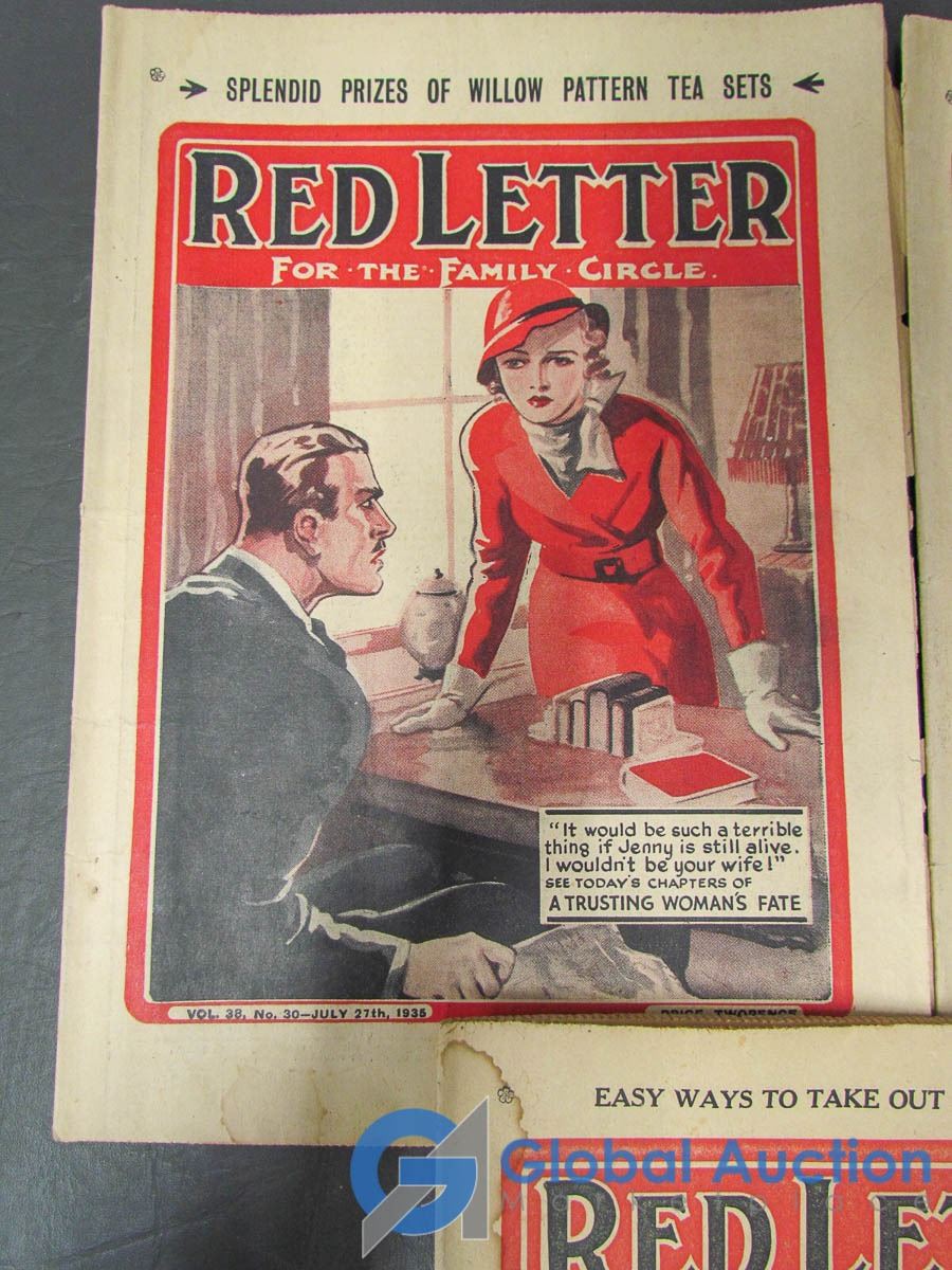 Red Lettering Magazine 1930s Red Letter Magazines
