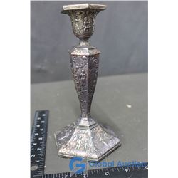 Silver Story Candle Stick