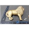 Image 2 : Cast Iron Lion (Missing Other Half) , Statue, etc