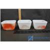Image 3 : (5) Pyrex Refrigerator Dishes - No Lids & (3) Assorted Pyrex Bowls