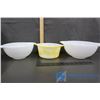 Image 5 : (5) Pyrex Refrigerator Dishes - No Lids & (3) Assorted Pyrex Bowls