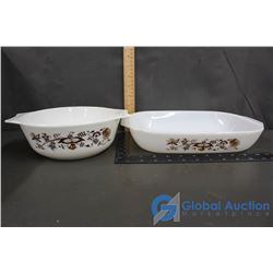 (2) Pyrex Casserole Dishes