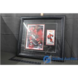 Framed Jokinen Picture & Hockey Card