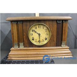 Ingraham Wooden Mantle Clock