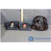Image 1 : (2) Royal Canadian Air Cadet Hats & Fur Hat