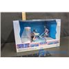 Image 2 : NIB Starting Line Up Freeze Frame Hockey Set, (2) Starting Line Up Baseball Figures