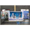 Image 1 : NIB Starting Line Up Freeze Frame Hockey Set, (2) Starting Line Up Baseball Figures