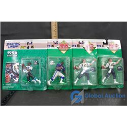 (4) NIB Starting Line Up Figures