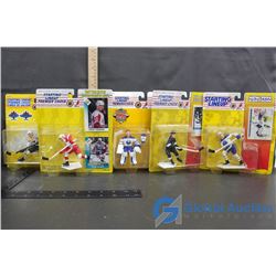 (5) NIB Starting Line Up Figures