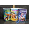 Image 2 : (3) Disney Black Diamond Edition VHS Tapes