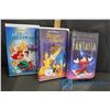 Image 2 : (3) Disney Black Diamond Edition VHS Tapes