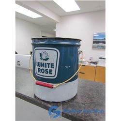 White Rose Oil Pail
