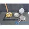 Image 1 : 1950s Hand Mirror, Ashtray and Mirror