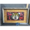 Image 3 : (2) Barn Board Framed Vanity Plates