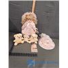 Image 1 : Porcelain Doll on Stand with Accessories