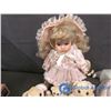 Image 2 : Porcelain Doll on Stand with Accessories