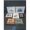 Image 1 : Assortment of Framed Animal Themed Pictures