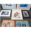 Image 3 : Assortment of Framed Animal Themed Pictures