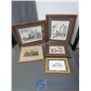 Image 1 : Assortment of Framed Landscape Themed Pictures