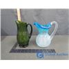 Image 1 : (2) Glass Pitchers