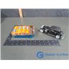 Image 1 : 1932 Chrysler Lebaron Model, Blue Bird Toffee Tin and Hit Ray Electron Tube