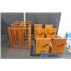 Image 1 : Wooden Wine Rack and (2) Loon Book Rack