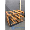 Image 2 : Wooden Wine Rack and (2) Loon Book Rack