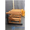 Image 3 : Wooden Wine Rack and (2) Loon Book Rack