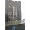 Image 1 : (4) Beveled Glass Leaded Decorative Windows