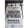 Image 2 : (2) Property of Regina Education Deptment Canvas Delivery Bags