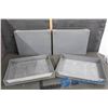 Image 3 : (4) Metal Cash Drawers with (2) Money Trays