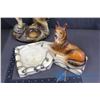 Image 2 : (2) Dog Ashtrays