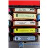 Image 4 : (15) 8-Track Tapes in Case