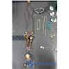 Image 2 : Green Jar of Jewelry and Spoons